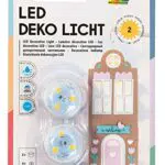 folia 982 - Deko LED Licht, 2 Stück, warmweißes Licht