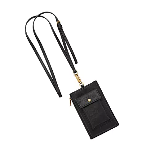 Fossil Geschenk für Frauen Rio, Eco Leder/Polyurethan Trim Pouch schwarz 10