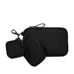Fossil Geschenk für Männer Tech, ViralOff 100% recyceltem Polyester/Polyurethan Trim Pouch schwarz 17