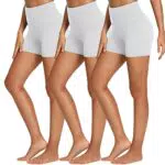FOTOCITI 3er Pack Radlerhose Damen Kurz Shorts Damen High Waist Kurze Sporthose Damen Hotpants Boxershorts für Gym Yoga Sport