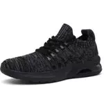 frysen Laufschuhe Herren Damen Atmungsaktiv Leichtgewicht Luftpolster Sportschuhe Straßenlaufschuhe Turnschuhe Sneaker Joggingschuhe Walkingschuhe Sport Fitness Schuhe black39