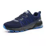 frysen Laufschuhe Herren Damen Atmungsaktiv Leichtgewicht Luftpolster Sportschuhe Turnschuhe Straßenlaufschuhe Sneaker Joggingschuhe Walkingschuhe Sport Fitness Schuhe Dark Blau Blue 34