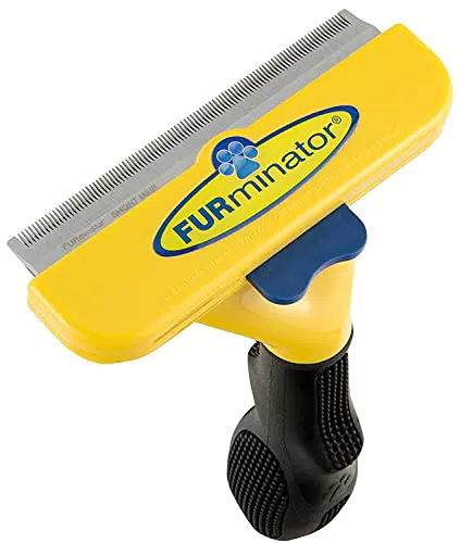 FURminator deShedding-Tool Hund Größe L - Hundebürste für große Hunde zur Entfernung der Unterwolle