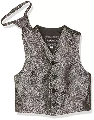 G.O.L. Jungen Jacquard-Weste mit Krawatte Bekleidungsset