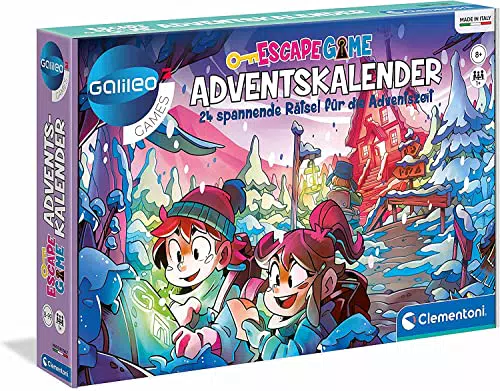Galileo Escape Game Adventskalender 2023 - Weihnachtskalender mit spannenden Rätseln - 24x Rätselspaß für Kinder ab 8 Jahre