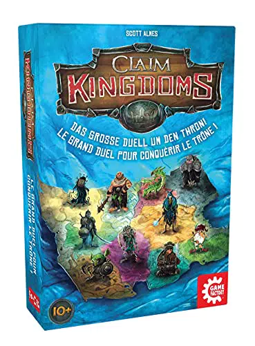 Game Factory 646269 Claim Kingdoms, das große Duell um den Thron Legespiel für 2 Personen