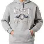 GANT Herren Crest Hoodie Retro Logo Kapuzenpullover