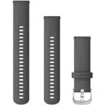Garmin Schnellwechsel-Armband, 22mm, Silikon, Dunkelgrau
