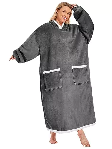 Gentlewarm übergroße Hoodie Decke, Damen Kapuzenpullover Sweatshirt Mit Kapuze Super Weich