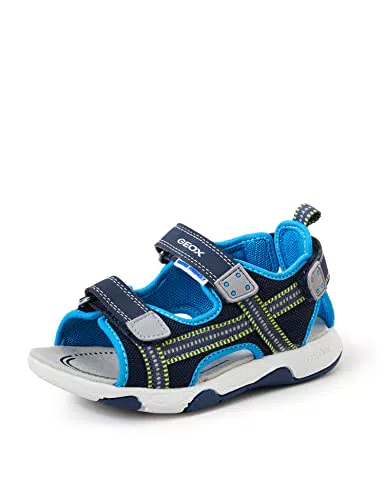Geox Baby Jungen B Sandal Multy Boy A Sandalen, White Silver
