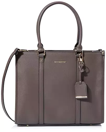 Geox Damen D Ameris M Bag, Dk Taupe, Einheitsgröße EU