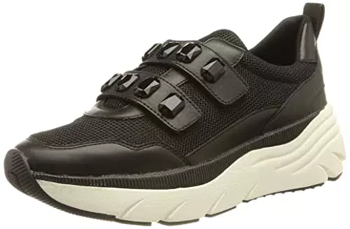 Geox Damen D DIAMANTA Sneaker, Black