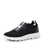 Geox Damen D Spherica Sneakers,Schwarz