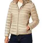 Geox Damen W Jaysen W1425BT2562 Down Coat, PEPPER BEIGE/POMEGRA