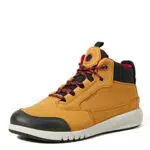 Geox Junior Boy J AERANTER BOY ABX A BOOT LT BROWN/DK RED_