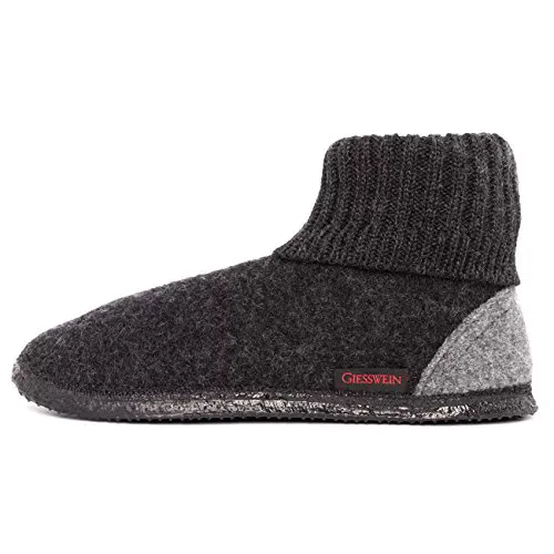 GIESSWEIN Unisex Kramsach Adults Hohe Hausschuhe, Nachtgrau 028
