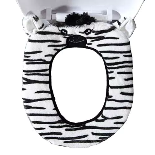 Gifts Treat WC-Sitzbezüge Cute Animal Style WC Zubehör Weiches Plüsch Bad Wärmer Matte