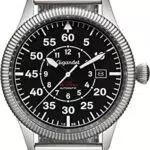 Gigandet Herren-Automatikuhr Analog mit Metallarmband Red Baron G8-009