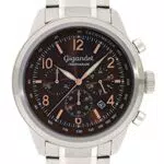 Gigandet Herren Uhr Chronograph Quarz mit Edelstahl Armband G25-003