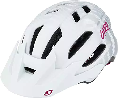 Giro Unisex  Erwachsene Fixture Helme, Mat White/Pink RIPP
