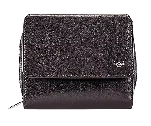 Golden Head Colorado Reißverschluss-Börse 11 cm schwarz