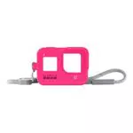 GoPro Hülle + Trageband für HERO8 Black - Electric Pink Rosa