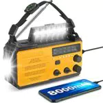 Greadio Kurbelradio, Solar Notfallradio Dynamo AM FM Radio mit Handyladefunktion