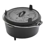 Groenberg Askja Gusseisen Topf Dutch Oven Feuertopf Kochtopf mit Deckel 4L