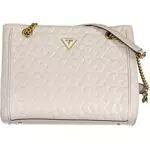 Guess Elenia Schultertasche hellgrau