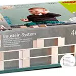 HABA Baustein-System Clever-Up! 1.0, Natur-Bausteine für Kinder ab 1 Jahr