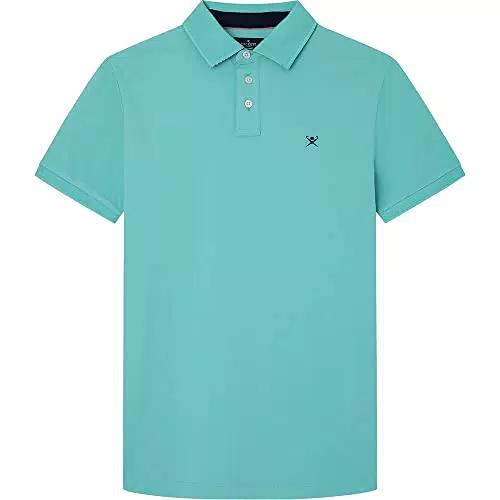 HACKETT LONDON Herren Swim Print Trim Polo Polohemd