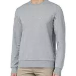 Hackett London Men's Essential Crew Sweatshirt, Grey Marl