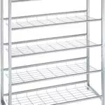 HAKU Möbel 38728 Schuhregal 80 x 30 x 106 cm, alu