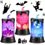 Halloween Stumpenkerzen Flammenlose Halloween Kerze LED Teelichter