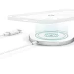 Hama Induktions-Ladegerät 1500 mA MagCharge FC15 187264 Ausgänge MagSafe 3 Weiß