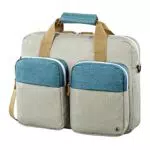 Hama Laptoptasche 40 cm, 15,6 Zoll grau, türkis