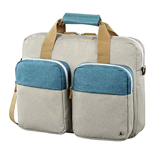 Hama Laptoptasche 40 cm, 15,6 Zoll grau, türkis