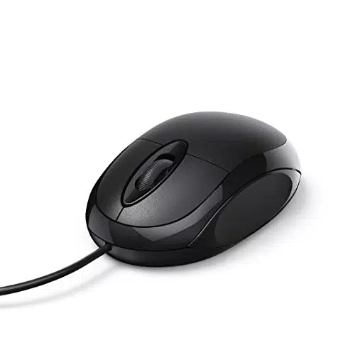Hama MC-100 Maus USB Optisch 1000 DPI rechts Schwarz - Mäuse