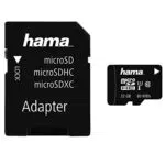 Hama microSDHC 32GB Class 10 UHS-I 80MB/s Karte inkl. SD Adapter