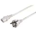 Hama Netzkabel für Kaltgeräte 5 m Kaltgeräte-Anschlusskabel weiß