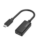 Hama USB C auf HDMI Adapter, 4K Ultra HD 30 Hz, schwarz