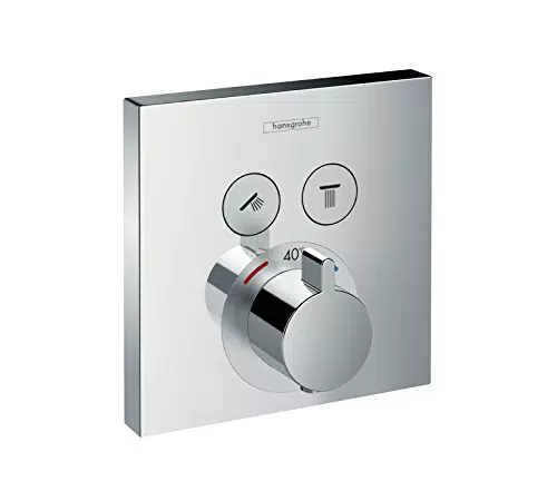 hansgrohe ShowerSelect Unterputz Thermostat, für 2 Funktionen