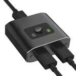 HDMI Switch HDMI Splitter 4K@60Hz, Aluminium Bidirektional HDMI Switch 2 in 1 Out oder 1 in 2 Out HDMI Verteiler