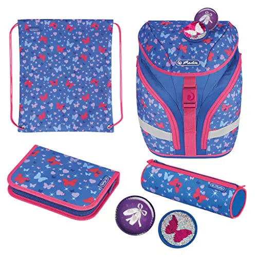 herlitz 50032631 Grundschulrucksack SoftLight Plus Butterfly