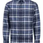 Herren Jack & Jones Kariertes Hemd, Basic Flanell Langarm