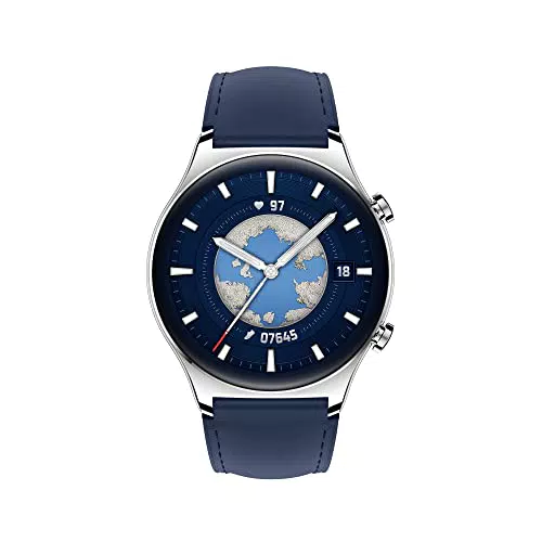 HONOR Watch GS 3 Blue, SmartWatch mit 1, 43" AMOLED Touchscreen