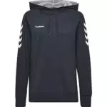 Hummel Damen Kapuzenpullover Go Cotton Hoodie Woman 203510 Marine S