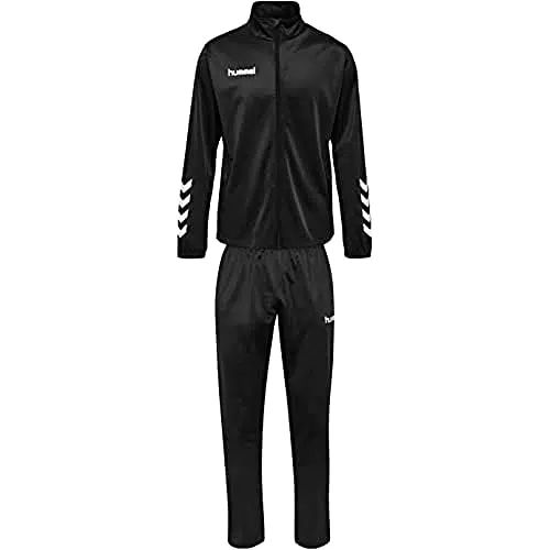 hummel Herren ensemble promo poly Track suit, Schwarz