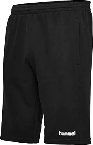 Hummel Herren Hmlgo Cotton Bermuda Shorts, Black, XL