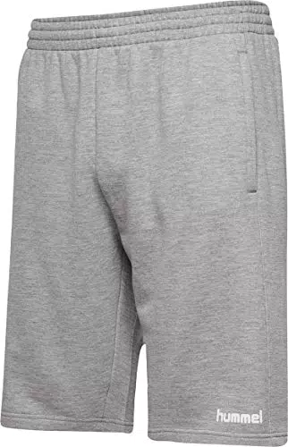 Hummel Herren Hmlgo Cotton Bermuda Shorts, Grey Melange